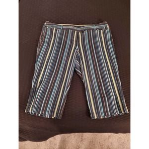 Venezia Size 22 Striped Cropped Pants
